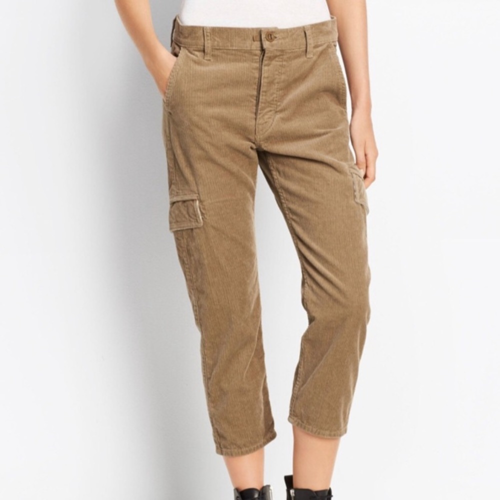 Vince Corduroy Cargo cropped pants